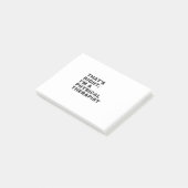 POST-IT® C'EST BIEN, JE SUIS UN THÉRAPEUTE PHYSIQUE (Incliné)