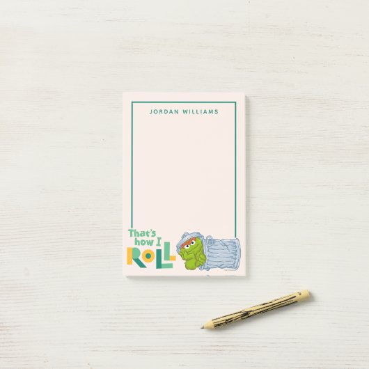 Post-it® C'est comme ça que je roule (Sur un bureau)