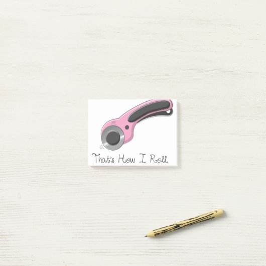 Post-it® C'est comment je roule (Sur un bureau)