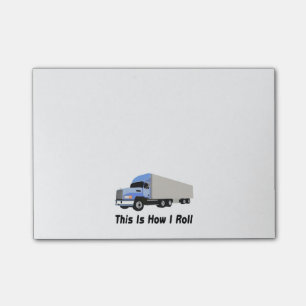 Post-it® C'est comment je roule semi le camion