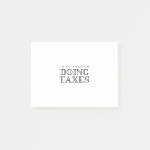 Post-it® 'C'Est La Saison De Faire Des Taxes Déposer Vacan