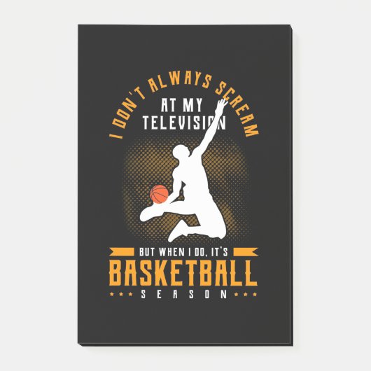 Post-it® C'Est La Saison Du Basket (Devant)