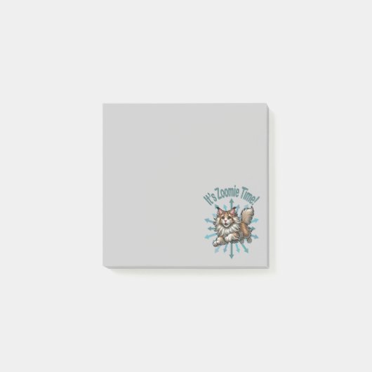 Post-it® C'est l'heure de Zoomie, chat Maine Coon (Devant)
