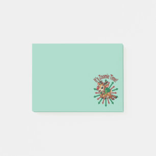 Post-it® "C'est l'heure de Zoomie ! Renne de Noël