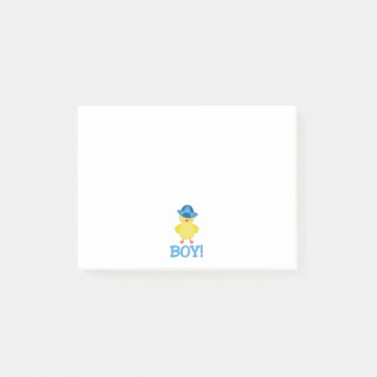 Post-it® C'est un casquette de bleu de Duckie de bébé (Devant)