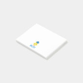 Post-it® C'est un casquette de bleu de Duckie de bébé (Incliné)