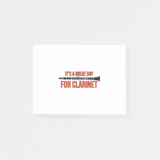 Post-it® C'est un grand jour pour Clarinet (Devant)
