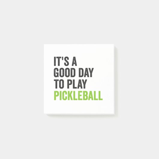 Post-it® C'est une bonne journée pour jouer au Pickleball D (Devant)