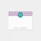 Post-it® C'est une fête - Ikat Motif avec Monogramme person (Devant)