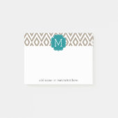 Post-it® C'est une fête - Ikat Motif avec Monogramme person (Devant)