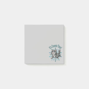 Post-it® C'est Zoomie Time Grey Tabby Cat