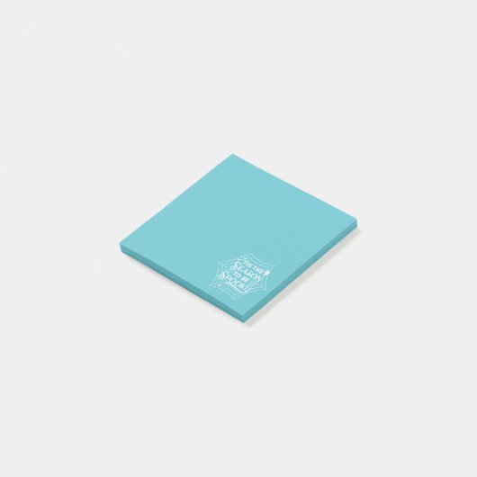 Post-it® ’Cette saison pour être Éffrayant Post Il note Ble (Incliné)