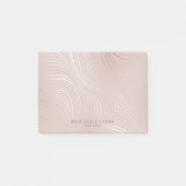 Post-it® Chaîne de coiffure Rose Gold Classy Rose Blush (Devant)