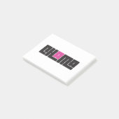Post-it® Chama (Incliné)