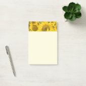 Post-it® Champ jaune de tournesols photo (Bureau)