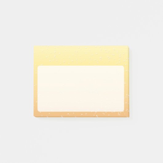 Post-it® Champagne avec de minuscules bulles (Devant)