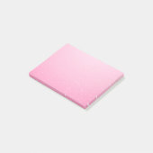 Post-it® Champagne rose avec minuscules bulles Art Arrière  (Incliné)