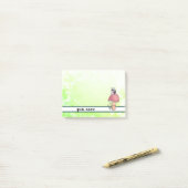 Post-it® Champignon avec escargot (Sur un bureau)