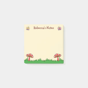 Post-it® Champignon Mignon Personnalisé