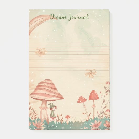 Post-it® Champignons esthétiques célestes à base de lait (Devant)