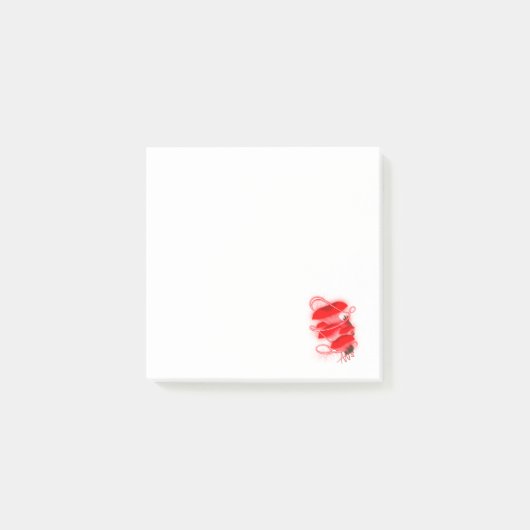 Post-it® Champignons rouges brillants d'huître enchantés (Devant)