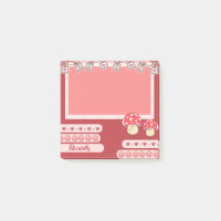 Champignons rouges mignons Personnalisé Personnali