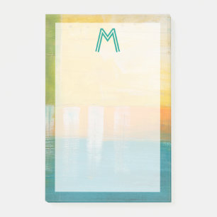 Post-it® Champs d'agrume du monogramme   I