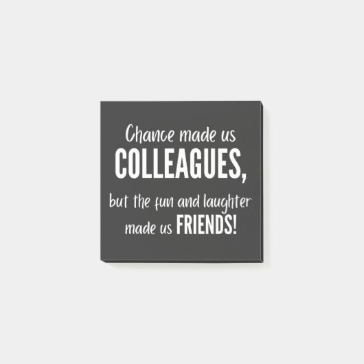 Post-it® Chance made colleagues (Devant)