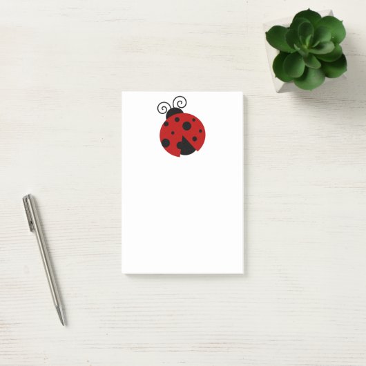 Post-it® Chance soit une coccinelle Conception d'insecte de (Bureau)