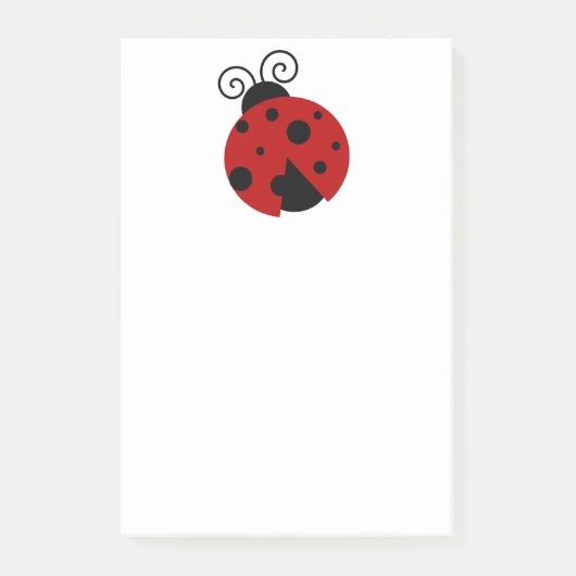 Post-it® Chance soit une coccinelle Conception d'insecte de (Devant)