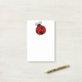 Post-it® Chance soit une coccinelle dessin animé mignon ins (Sur un bureau)