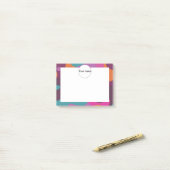 Post-it® Chaos aux couleurs rétro (Sur un bureau)