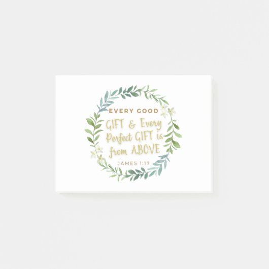 Post-it® 'Chaque bon cadeau et chaque cadeau parfait est d' (Devant)