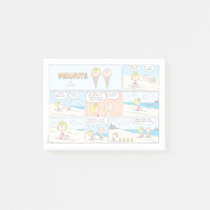 Post-it® Charlie Brown & Glace Sally À La Plage