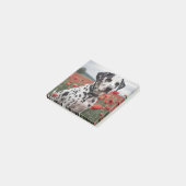 Post-it® Charmant Chien De Dalmation Dans Le Champ De Pavot (Incliné)