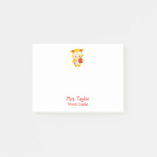 Post-it® Charmant hibou jaune