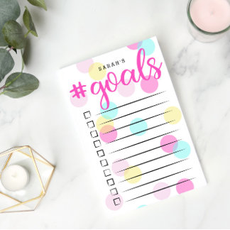 Post-it® Charming Confetti To Do List | Custom Name