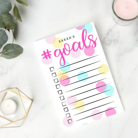 Post-it® Charming Confetti To Do List | Custom Name