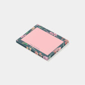 Post-it® Charming rose et Pêche motif floral (Incliné)
