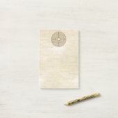 Post-it® Chartres Labyrinthe - Symbole spirituel Antique 1 (Sur un bureau)
