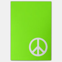 Chartreuse et symbole de la paix blanc