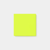 Post-it®  Chartreuse Jaune (couleur unie)  (Devant)