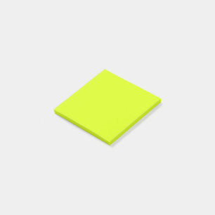 Post-it®  Chartreuse Jaune (couleur unie) 