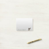 Post-it® Chat adorable mignon (Sur un bureau)