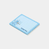 Post-it® Chat bleu avec notes de violon (Incliné)