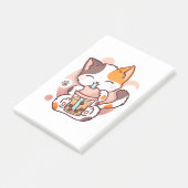 Post-it® Chat Boba Tea Bubble Tea Anime Kawaii Neko pour fi (Incliné)