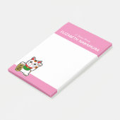 Post-it® Chat chanceux japonais "Maneki Neko" (Incliné)