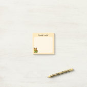 Post-it® Chat Chinois Porte-Bonheur - Bonne Chance (Sur un bureau)