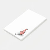 Post-it® Chat 'Coeur' (Incliné)