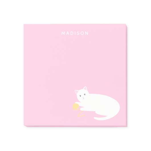 Post-it® Chat coquin avec Fil rose